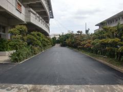 写真：沖縄工業高校構内整備工事
